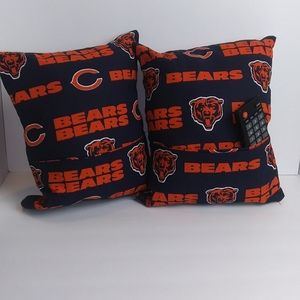 2 Custom Made Chicago Bears Pillows